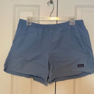 Blue Patagonia womens baggies size M